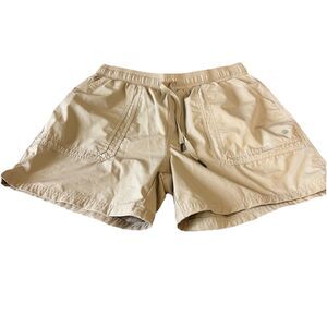 WILLIT Womens Khaki UPF 50+ Sun Protection Drawstring Hiking Shorts Size Med